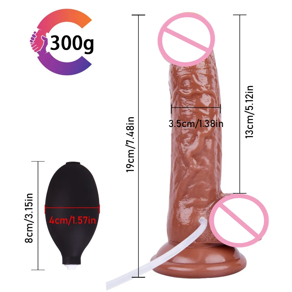 Realistic Ejaculation Dildos Suction Cup Penis Squirting Dildo Sex Toys For  Women Female Masturbation Lesbian Porn Cock Buttplug - Dildos - AliExpress