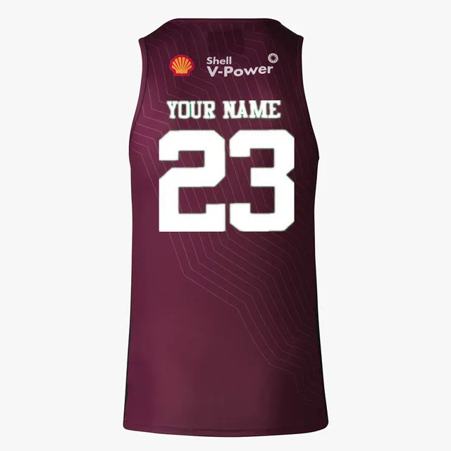 Harvey Norman QLD Maroons    S-M-L-XL-XXL-3XL-4XL-5XL, 2023
