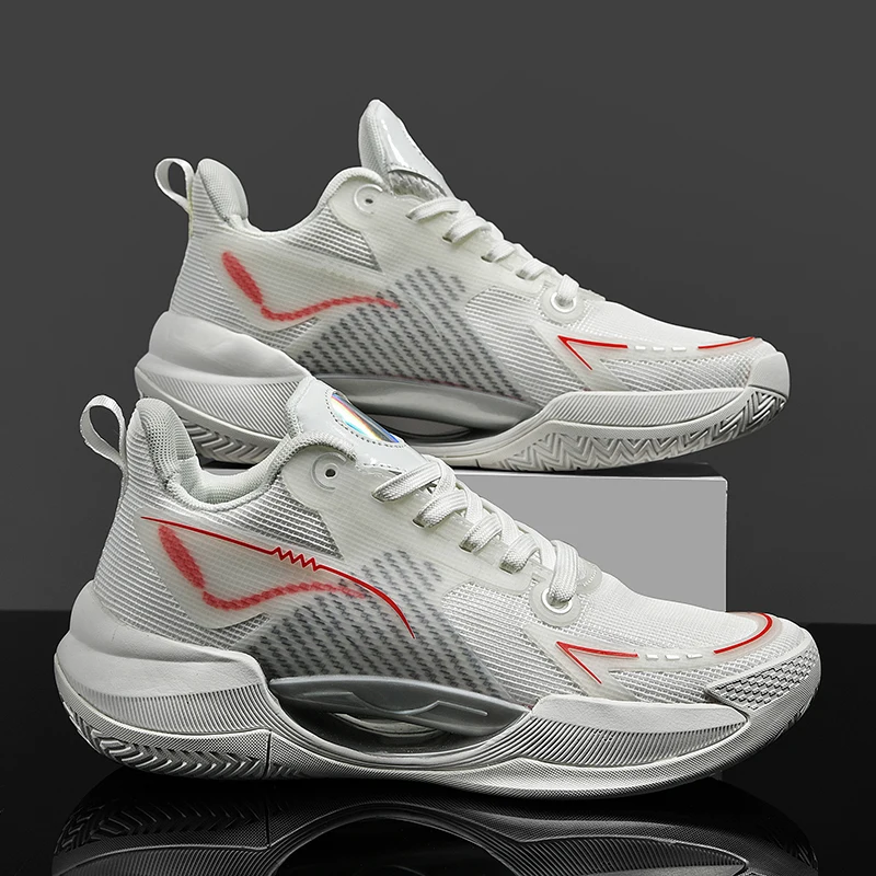 Men's Athletic Basketball Sneakers Breathable Cushioning Non-Slip Wearable Gym Training Running Shoes for Men And Women main image 0