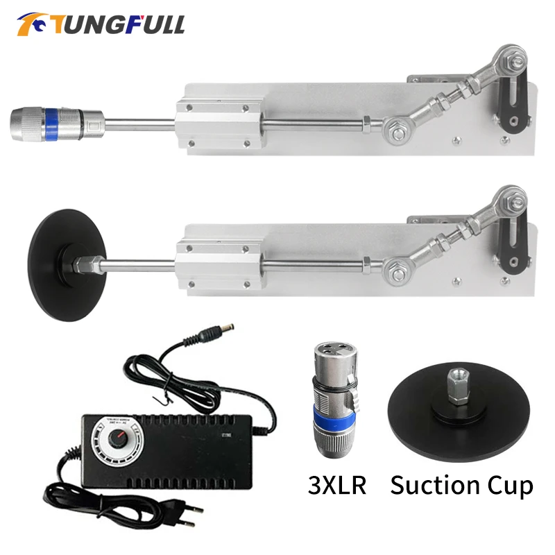 Atuador Linear Ciclo Alternante Curso 315cm dc 12v 24v Ajustável Atuador Linear Telescópico com Ventosa 3xlr