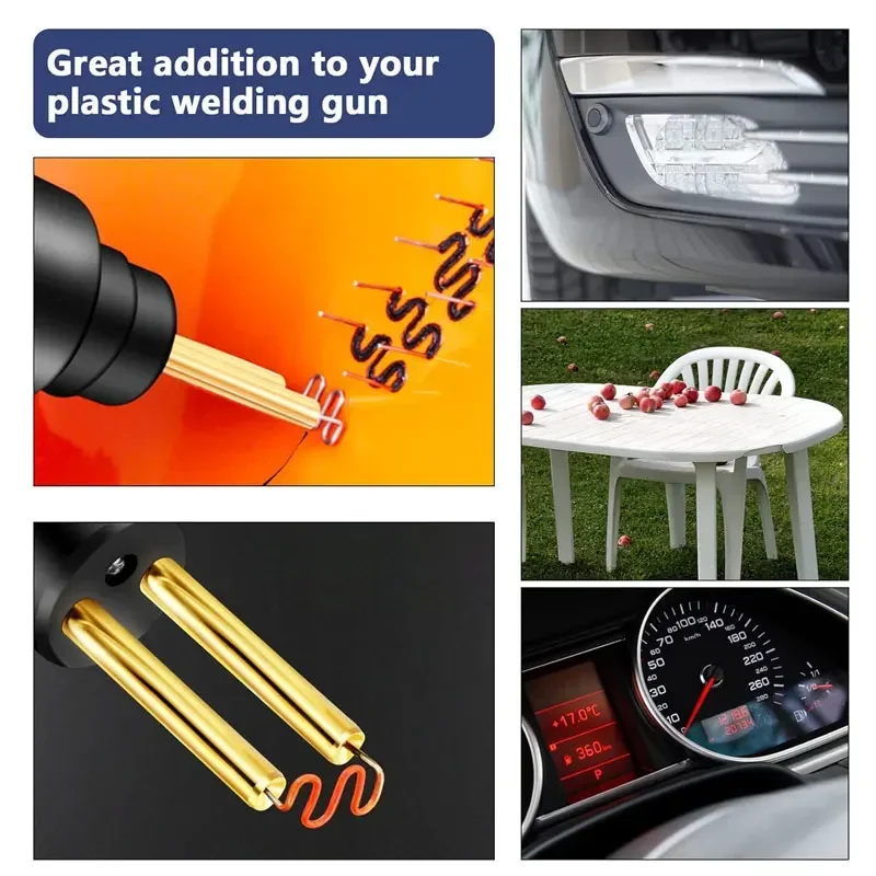 Hot Stapler Staples 100/500/1000PCS Welding Gun Nails Repair Car Bumper Welding Plastic Machine Accessories Parts Tools Kit 6