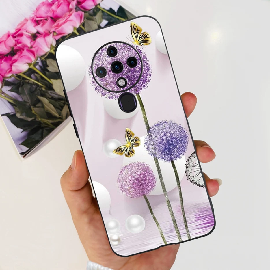 Cute Fashion Painted Soft Silicone Phone Case with Bumper 6.8