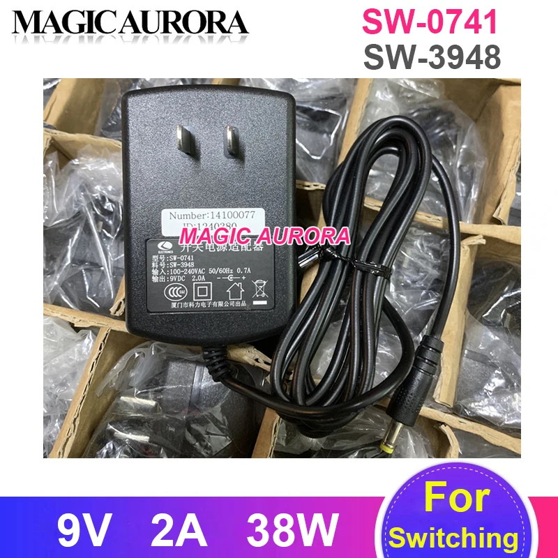 

Импульсный адаптер питания 9 В, 2 А, 38 Вт, стандартное зарядное устройство для звукового динамика, источник питания