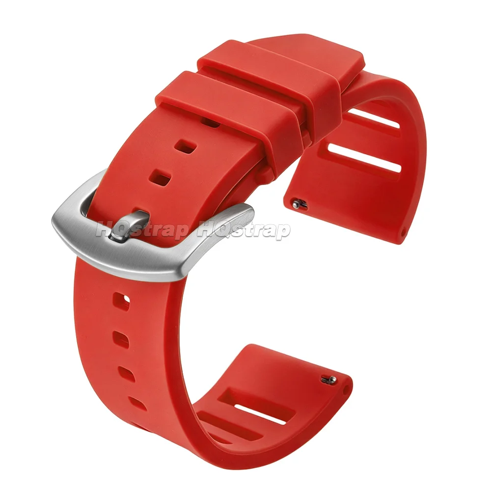 Waterproof Sport Silicone Watch Strap - Quick Release Soft Bracelet Replacement