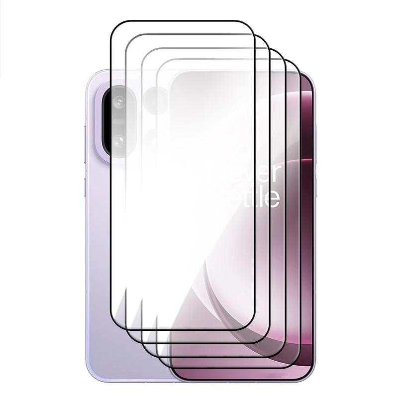 6-in-1 Full Coverage Tempered Glass Screen Protector with Lens Film