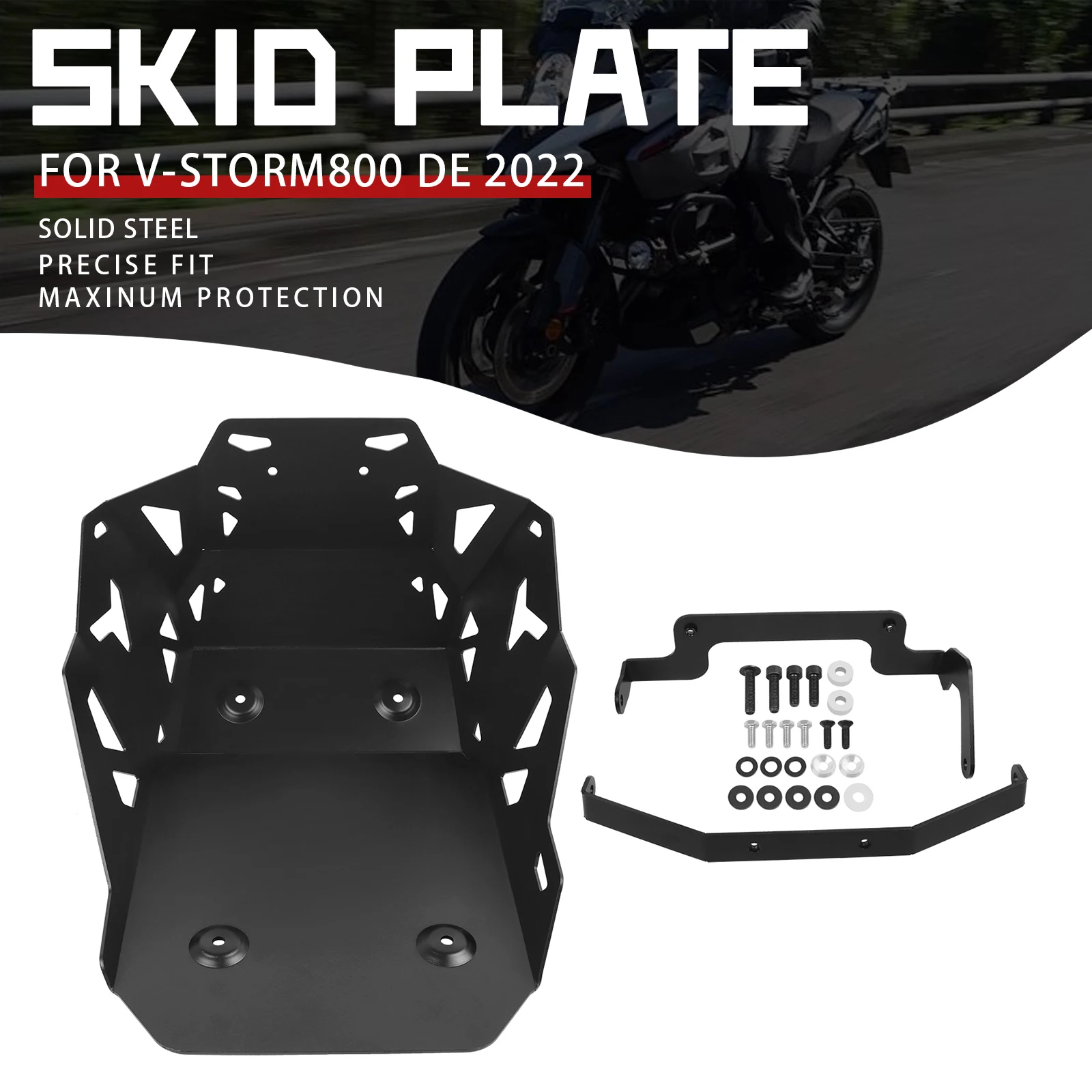 Piastra Bash Piastra Paramotore Piastra Paramotore Base Motore Protezione Telaio Copertura Per Suzuki V-Storm 800De Vstrom V-Strom 800 De 2022 +