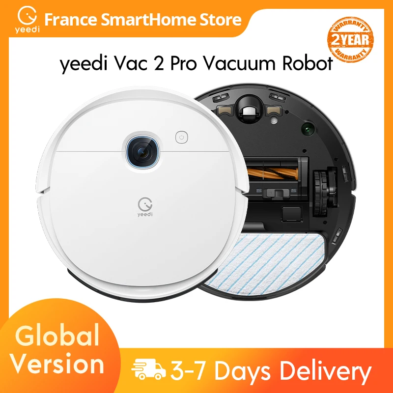 Yeedi Vac 2 Pro Vacuum Robot Cleaner Auto Wet And Dry Mopping Sweep