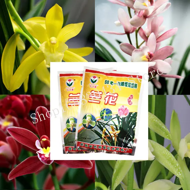 Orchidea Virágok Speciális Összetett Műtrágya Lassú Effektus Vezérelt Felszabadító Szer