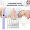 1 Set Baby Ear Cleaner Ear Wax Removal Tool Flashlight Earpick Ear Cleaning Earwax Remover Luminous Ear Curette Light Spoon 2