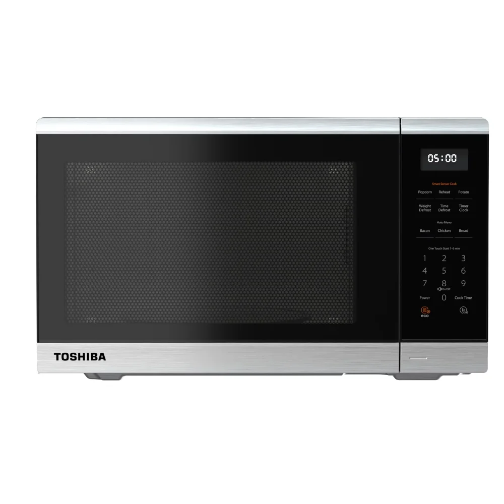 

Toshiba 1.4 Cu. Ft., Stainless Steel, 1100 Watt, Microwave Oven with Sensor Cook