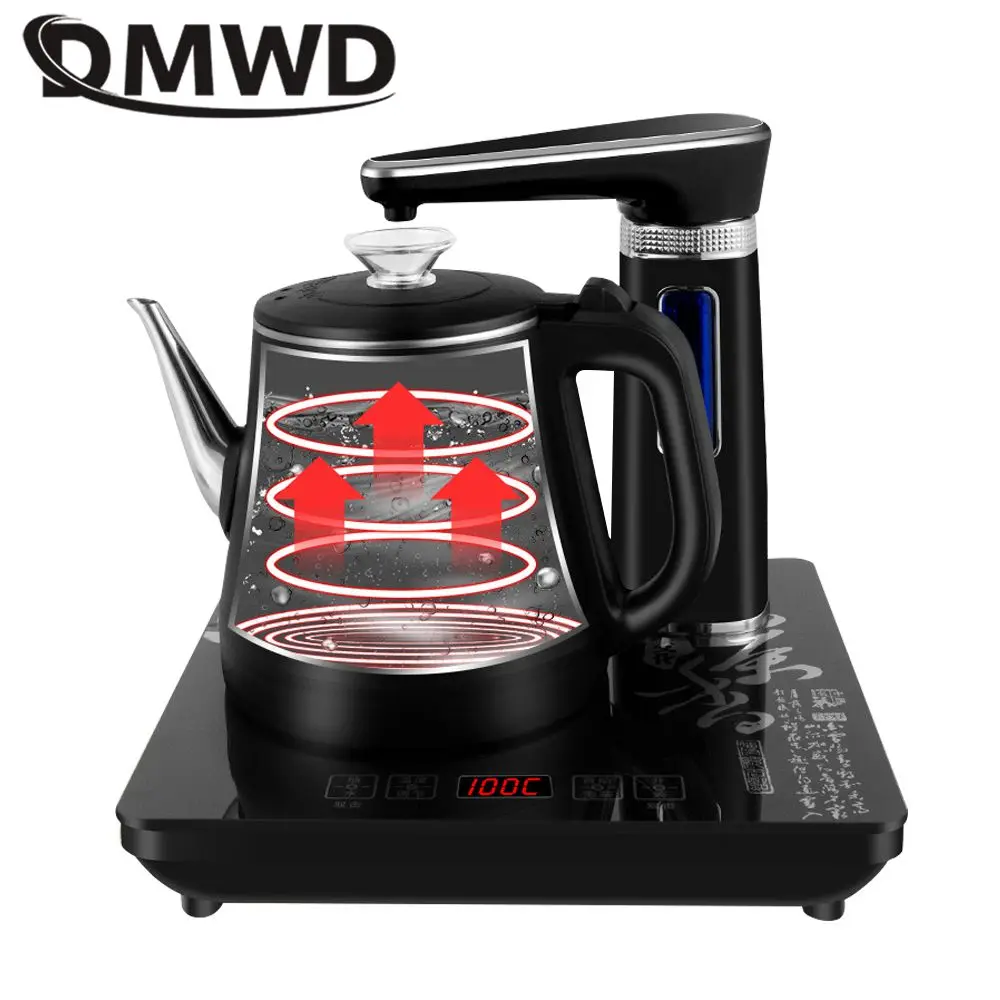 DMWD 110V Automatic Pump Water Machine Electric Kettle Tea Maker Heating Pot Office Boiler Desktop Drinking Dispenser US Plug 4