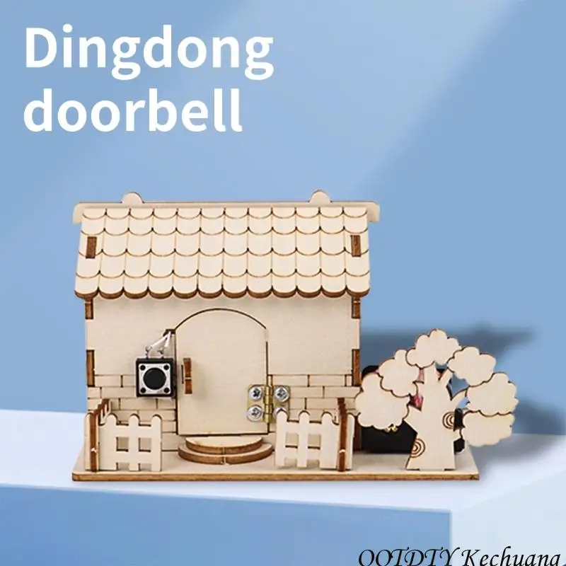 32GC DIY 초인종 과학 키트 스템 학습 장난감 어린이 과학 교실 사용 및 가정 실험을위한 쉬운 장난감