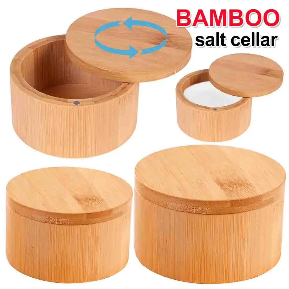 IDEE SALT JAR W/LID BAMBOO - 5920722 main image 0
