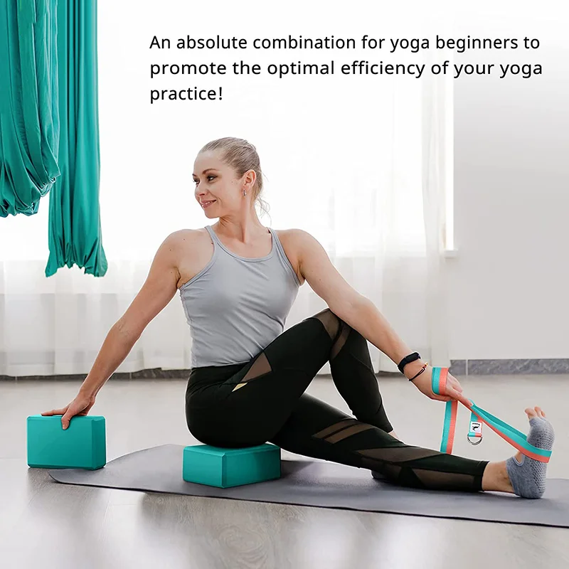 Blocchi di Yoga blocco di Yoga in schiuma antiscivolo esercizio Pilates  allenamento Stretching meditazione stabilità mattoni accessori per il  Fitness - AliExpress