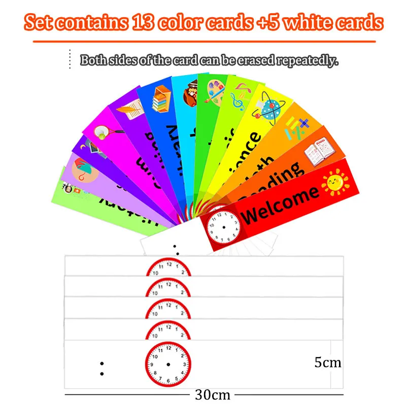 Kids Montessori Education Learning Toys Parish Calendar Activity Schedule Card Hanging Bag Teaching Aid Good Habit Training Game