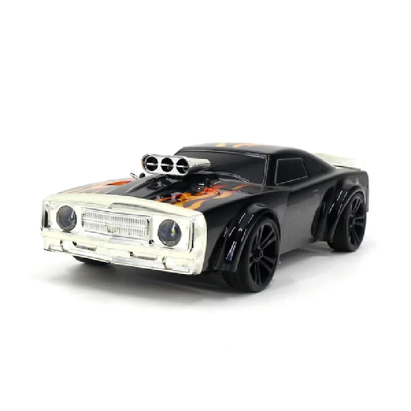 1:16 4wd Rc Drift Car Flat Racing Car With Led Lights 2.4g Rc Muscle Car High Speed Drift Racing Car Kids Adult Model Toys Gift 2