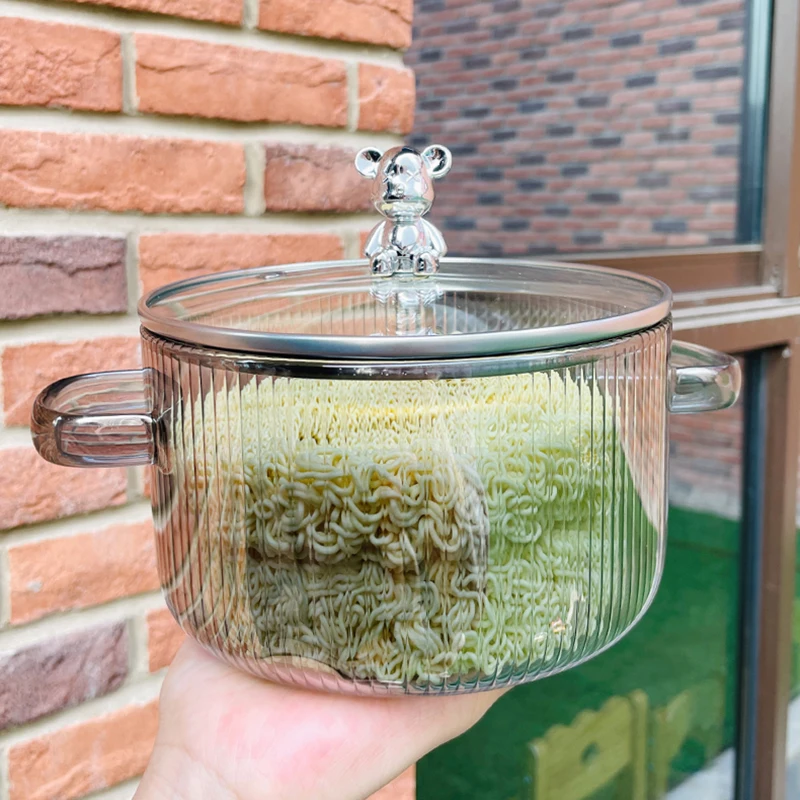 Glass Pots For Cooking Heat Resistant Glass Saucepan Glass Pot With Lid For Pasta Noodle Soup Milk Baby Food 16 Glass Pots For Cooking Heat Resistant Glass Saucepan Glass Pot With Lid For Pasta Noodle Soup Milk Baby Food