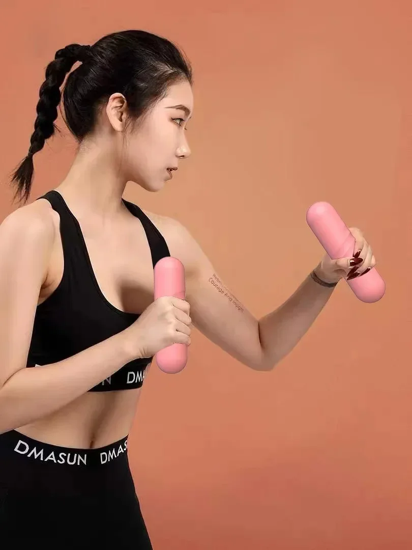 Hand Weight 1-2.5 Kg Dumbbell Home Gym Exercise Hand Weight Fitness Silicone Cast Iron Lifting Dumbbell