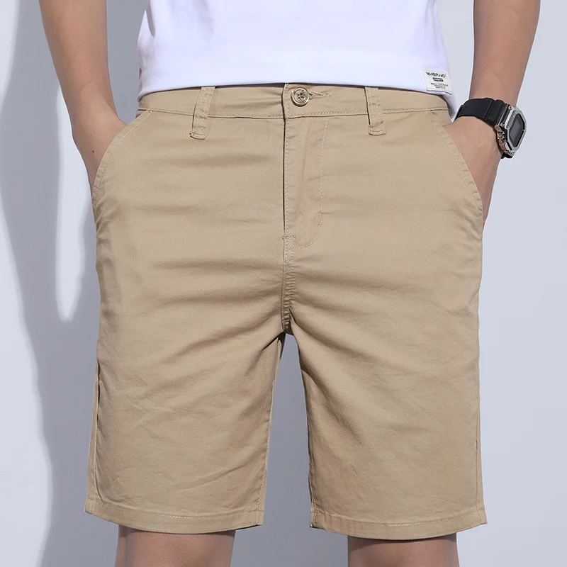 Casual Pants Male Beige Khaki Gray 