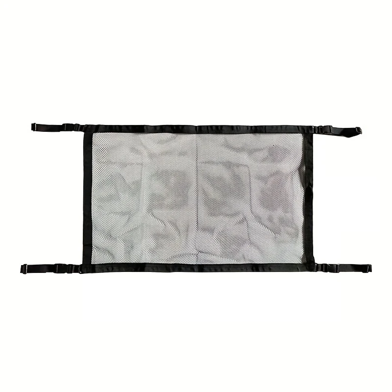 Car Ceiling Storage Net Bag Pocket Roof Net Pocket Hanging Luggage Suspended Network Port Storage Bag Single Layer