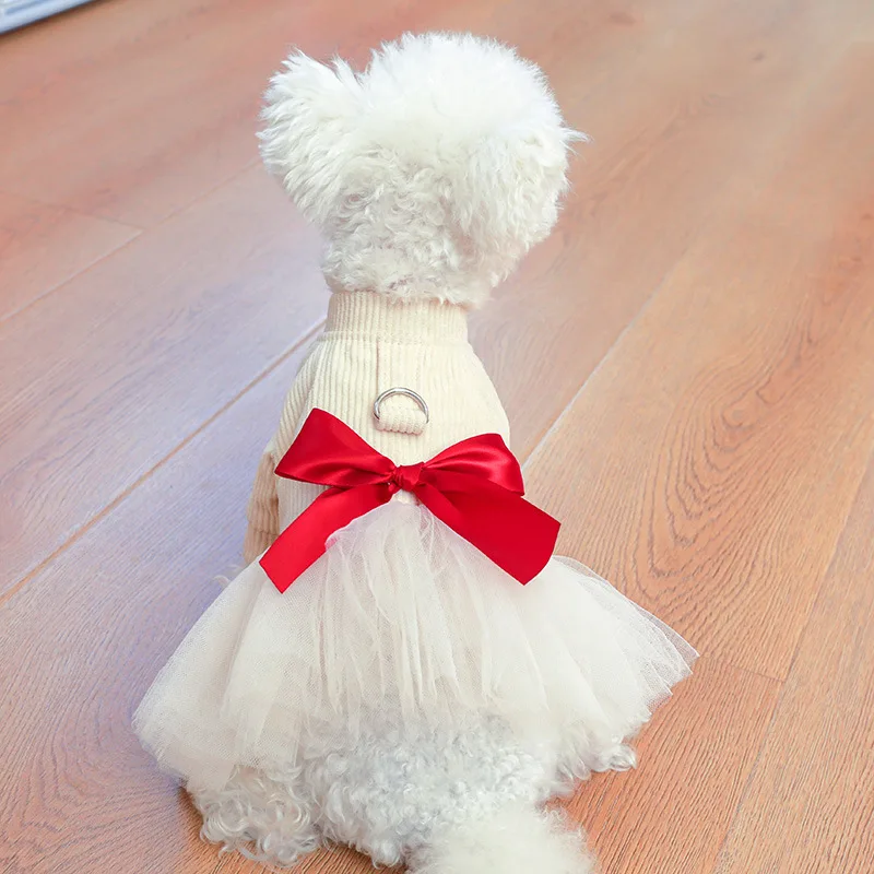 Christmas Cosplay Cat Pet Dog Dress Fancy Princess Puppy Dress