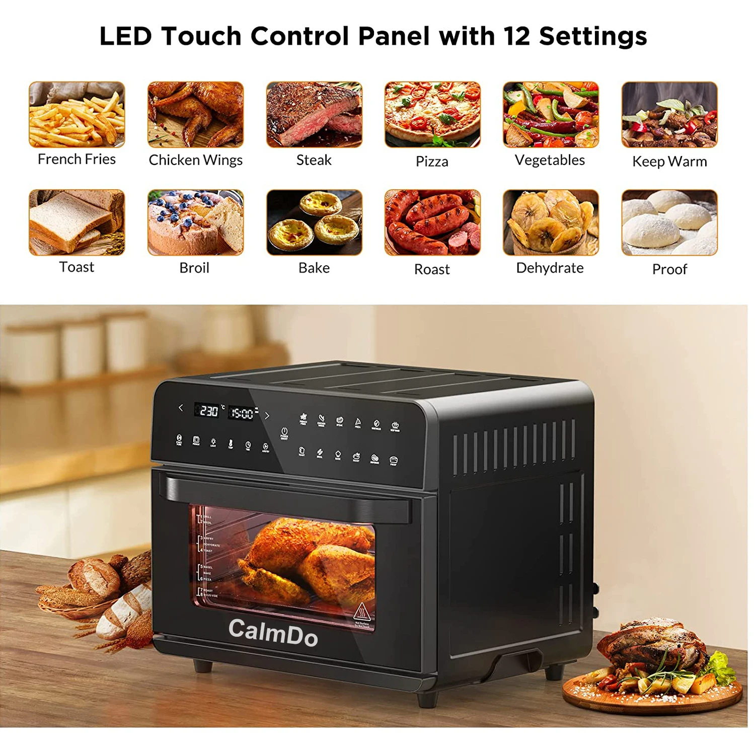 https://ae01.alicdn.com/kf/Sf60266839b3341de8fba9bfade15cb38S/CalmDo1800W-Stainless-Steel-25L-Air-Fryer-Oven-Oil-Free-Toaster-Rotisserie-and-Dehydrator-One-Touch-Cooking.jpg