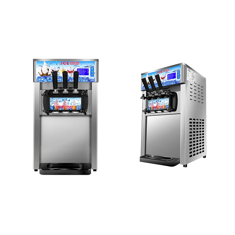 Soft Ice Cream Machine Sundae Making Vending Machine With Intelligent