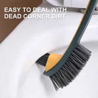 Long Handle Toilet Brush with Gap Small Brush Wall-Mounted No Dead Angle Cleaning Floor Bathroom Accessories Escobilla Wc Ecoco 3