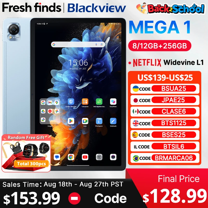 Blackview MEGA 1 タブレット 11.5 