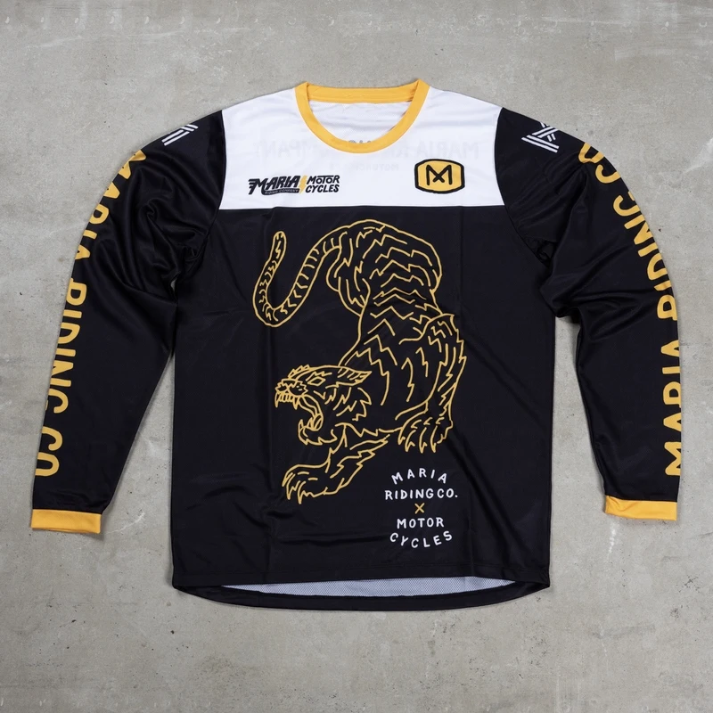 thumbnail image 1 of Camiseta de manga larga para motocross del equipo de carreras todoterreno Maria EX, ropa de ciclismo de montaña para descenso y BMX, 1 of 4