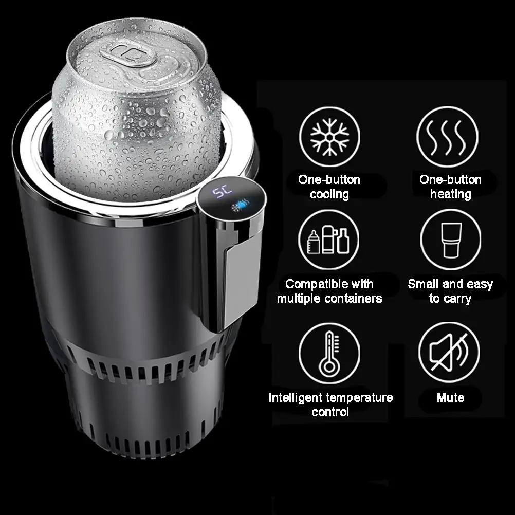 

Car Cooler Warmer Cup Auto Car Cooling And Heating Cup Practical Car Refrigerator Cooler