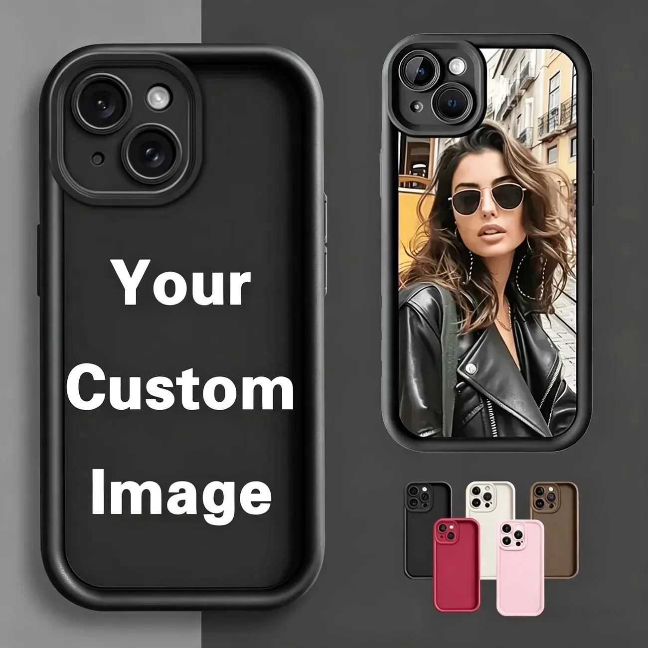 Luxury Customized DIY Soft TPU Phone Case Back Cover