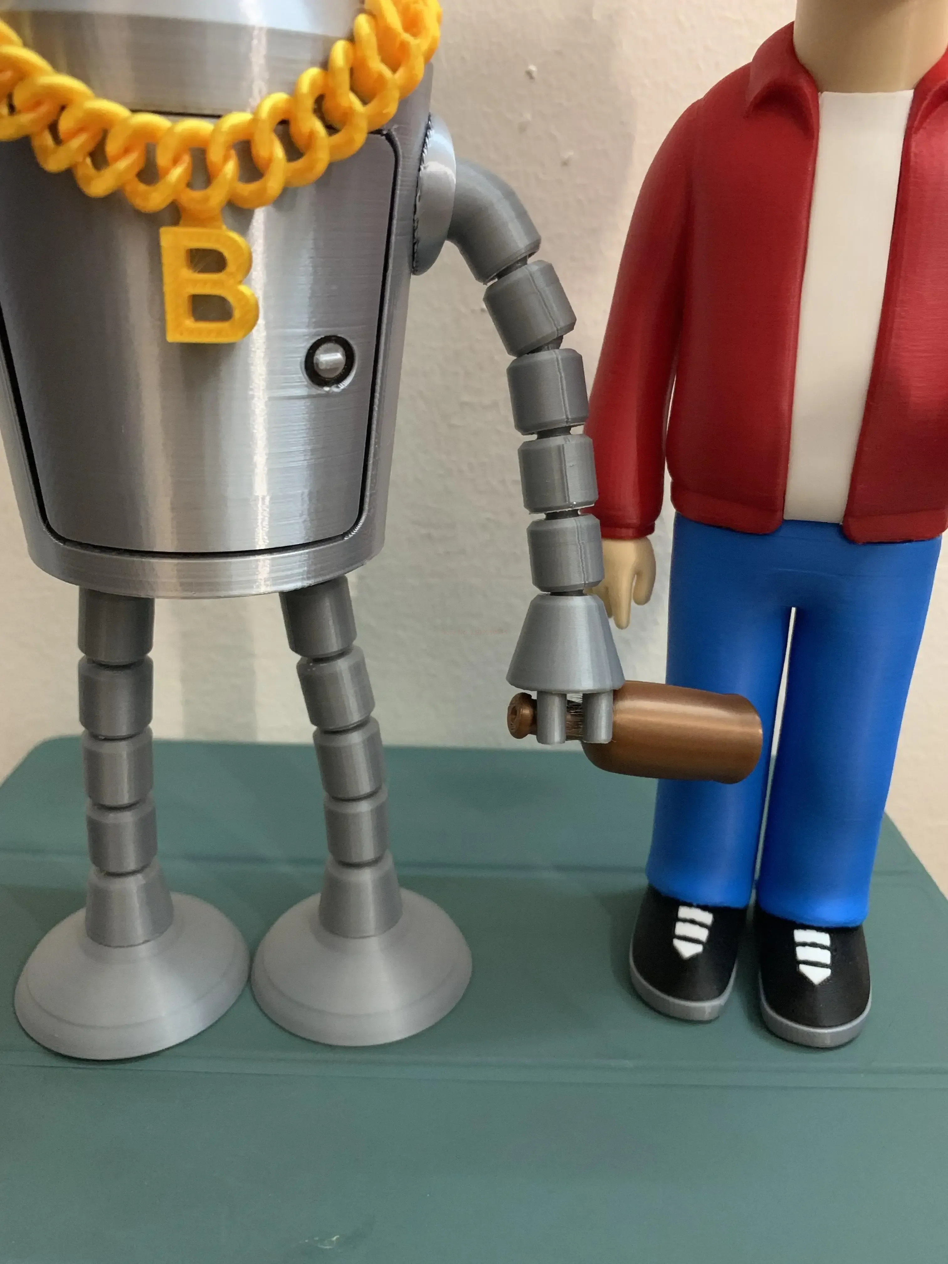 Auf Lager Cartoon Futurama Fry & Bender Actionfigur Modell Spielzeug Geschenke für Kinder – Detail 13
