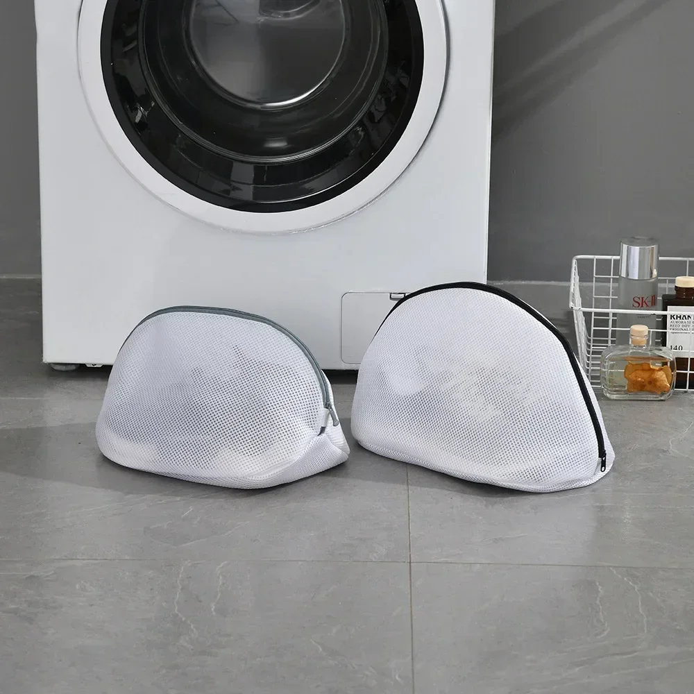 Mesh Laundry Bags Shoes Storage Organizers Washing Machine Shoes Bag Anti-deformation Travel Shoes Storage Bag Laundry Storage 2