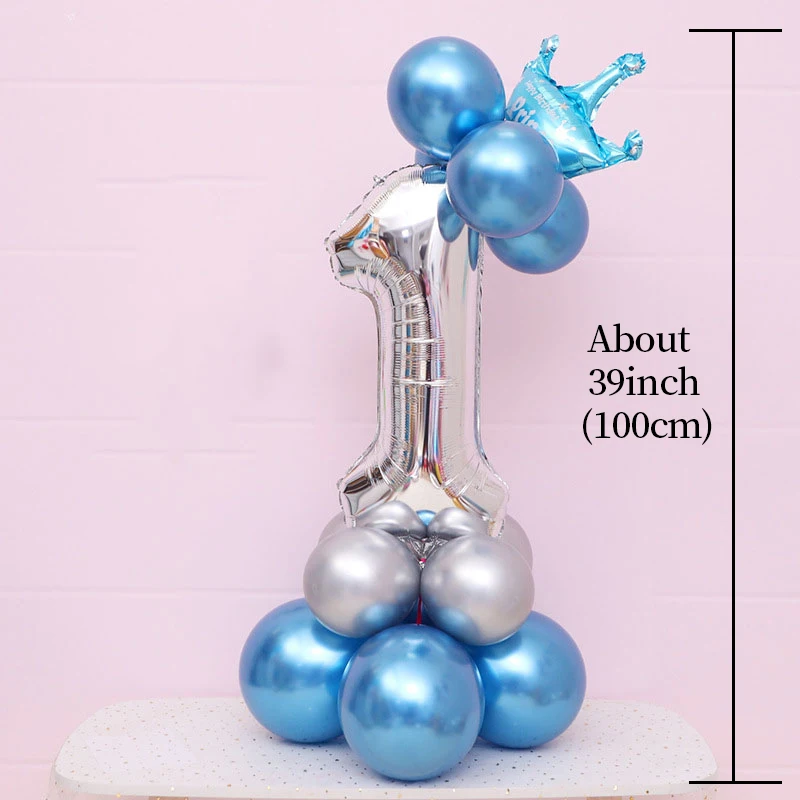Set Decorazione Compleanno Bambina 9 Anni | Palloncini Pastello, Tenda Glitter, Striscione