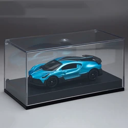 Diecast Alloy Car Collectible with Dust Cover - 1:64 Miniature Toy (DIVO Blue)