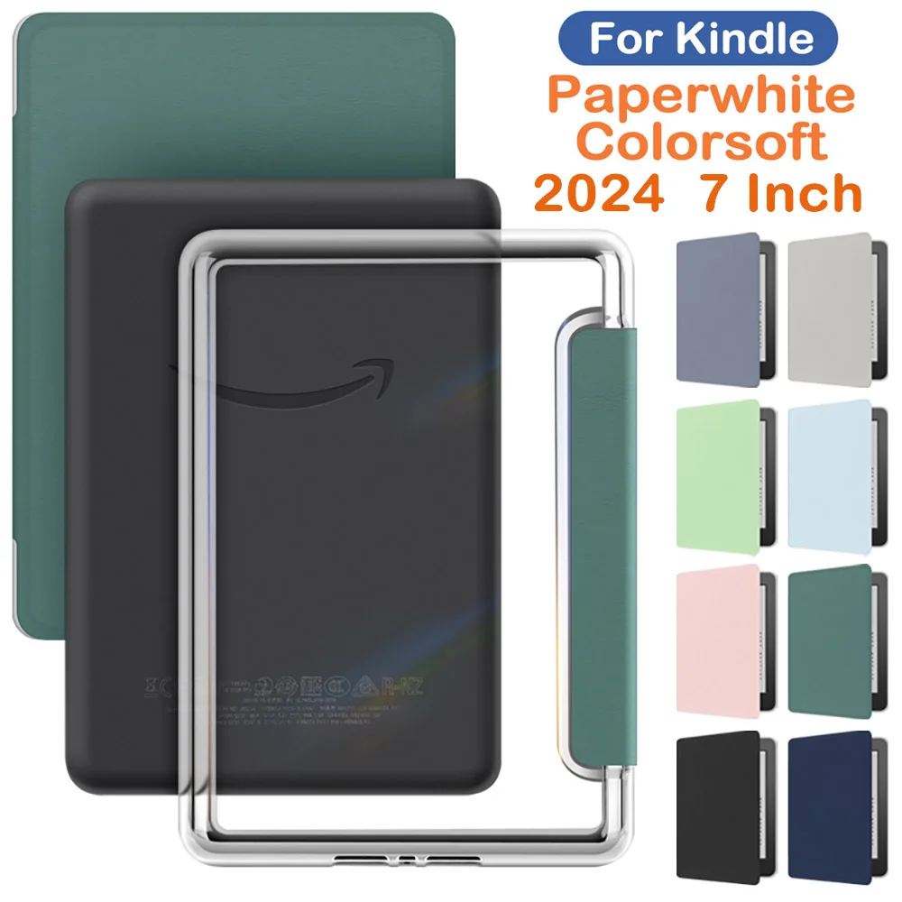 VOVIPO Transparant hoesje voor 7 inch Kindle Paperwhite en Paperwhite Signature Edition (12e generatie, 2024), ultrazachte, flexibele transparante TPU-skin bumper achterkant versterkte hoeken voor VOVIPO Transparant hoesje voor 7 inch Kindle Paperwhite en Paperwhite Signature Edition (12e generatie, 2024), ultrazachte, flexibele transparante TPU-skin bumper achterkant versterkte hoeken voor