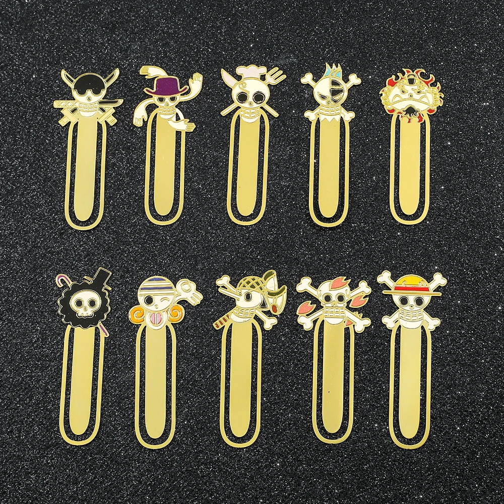 アニメワンピースブックマーク女性男性子供ファンクリエイティブメタル