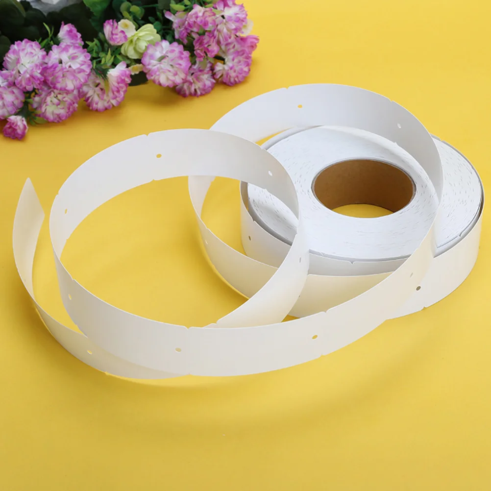 의류 의류 태그 빈 행태그, DIY 공예품, 의류 소매점, 흰색, 45x100mm, 1 롤