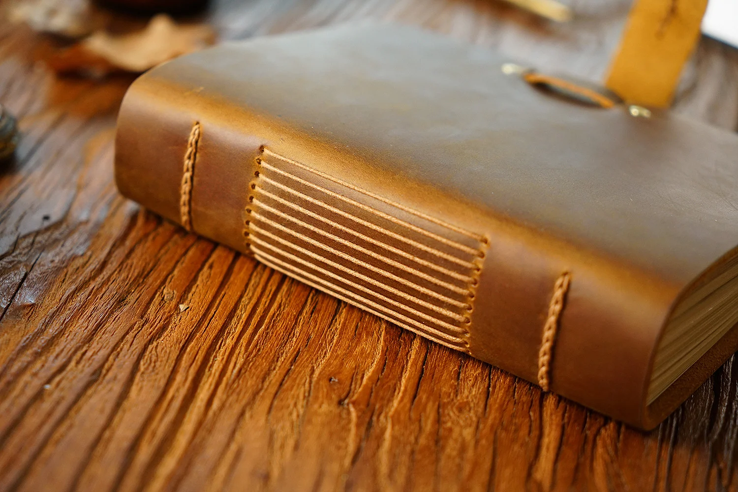 AIGUONIU Genuine Leather Notebook Neutral Vintage Cowhide Notepad Creative Women/Men Sketchbook Diary Notebook Wholesale