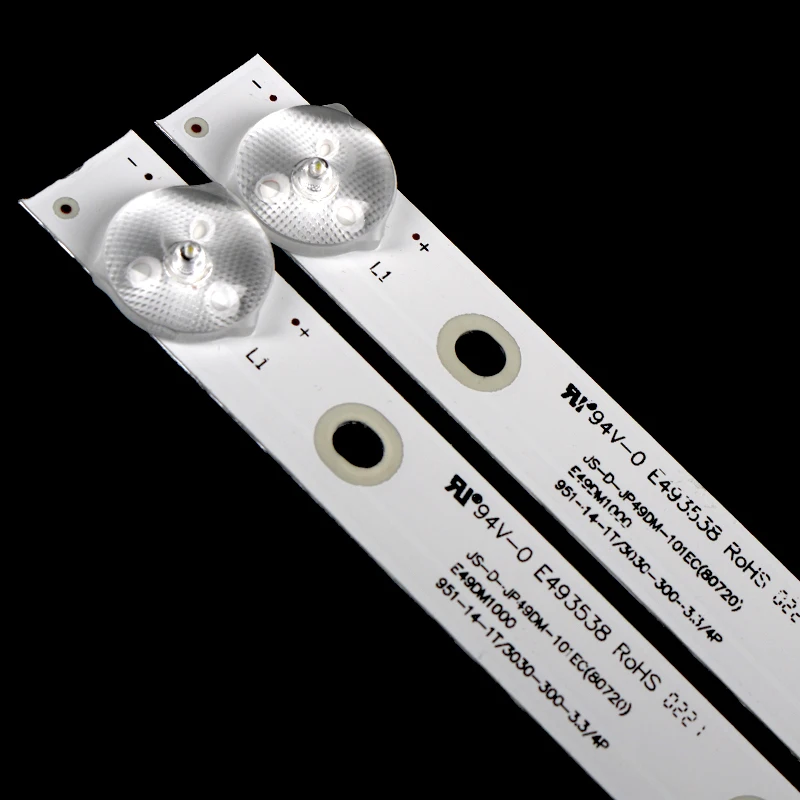 TV LED Ʈ Ʈ, E493538, JS-D-JP49DM-101EC, 80720, E49DM1000, 951-14-1T, 10LED, 49 ġ, 5  Ʈ