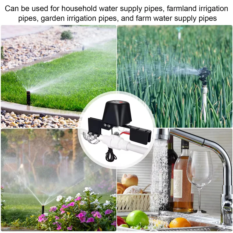 Tuya WiFi/Zigbee التلقائي سخان مياه يعمل بالغاز صم...