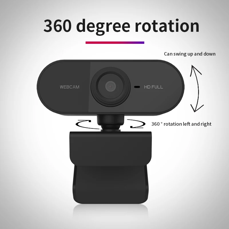 고화질 1080p USB 플러그 마이크 컴퓨터 카메라, 드라이버 필요 없음, 네트워크 카메라, 현장 화상 회의용