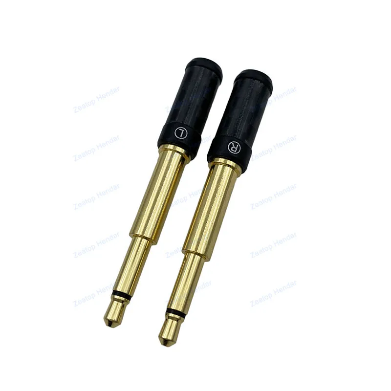 20Pcs Gold Plated Longer 3.5mm Mono Audio Jack 2Pole Earphone Plug