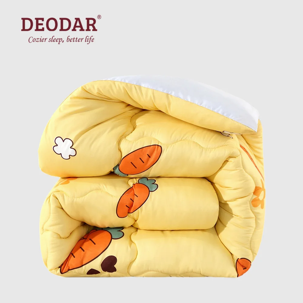 Deodar Winter Thicken Warm Microfiber Filled Fluffy Comforter Core deodar-winter-thicken-warm-microfiber-filled-fluffy-comforter-core