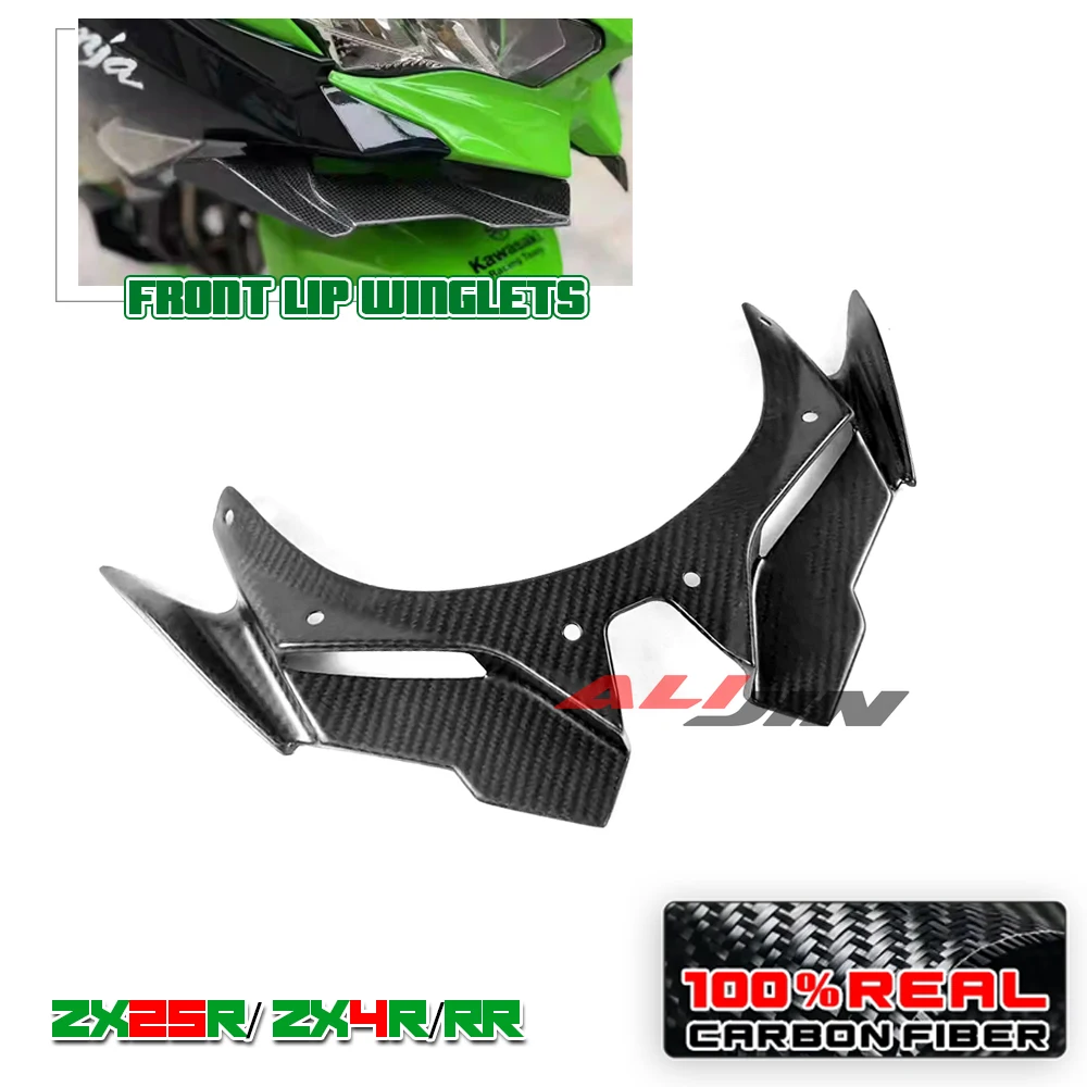 For 2018-2023 Kawasaki NINJA 400 Carbon Front Fairing Aerodynamic