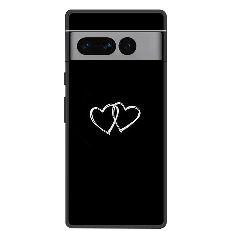 Butterfly Design Soft Black Silicone Bumper Phone Case