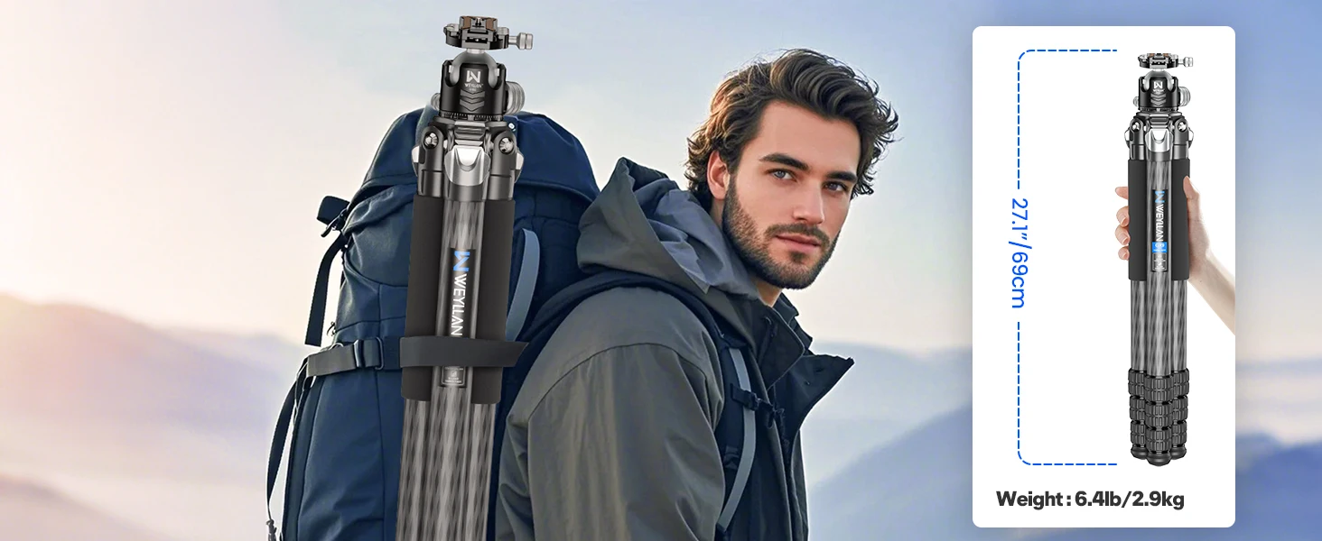 GX9 Professional Heavy Duty Camera Tripod Ultra Stable Top Level Birdwatching Ca
