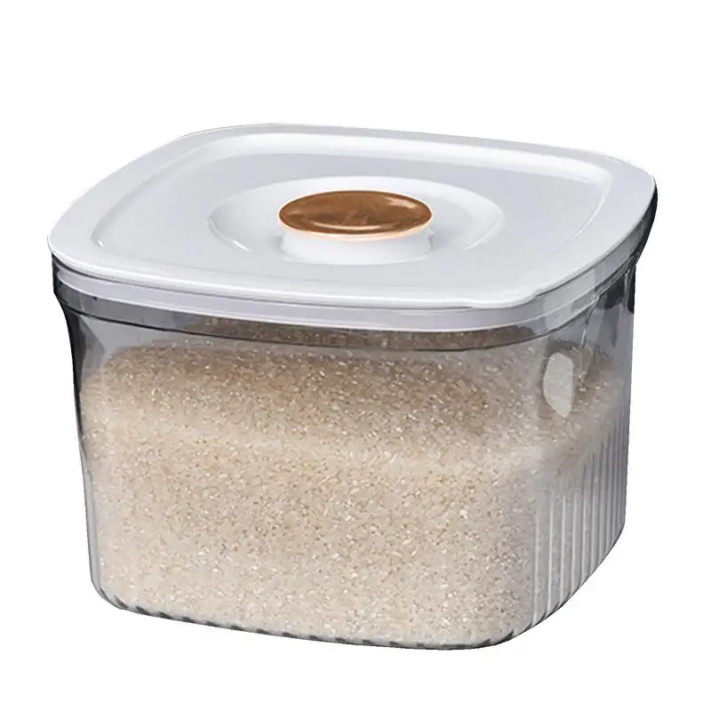 

Rice Dispenser Portable Rice Bucket Storage Rice Bucket Measuring Cup Ricer Box Dry Food Storage Containers For Kitchen Grains