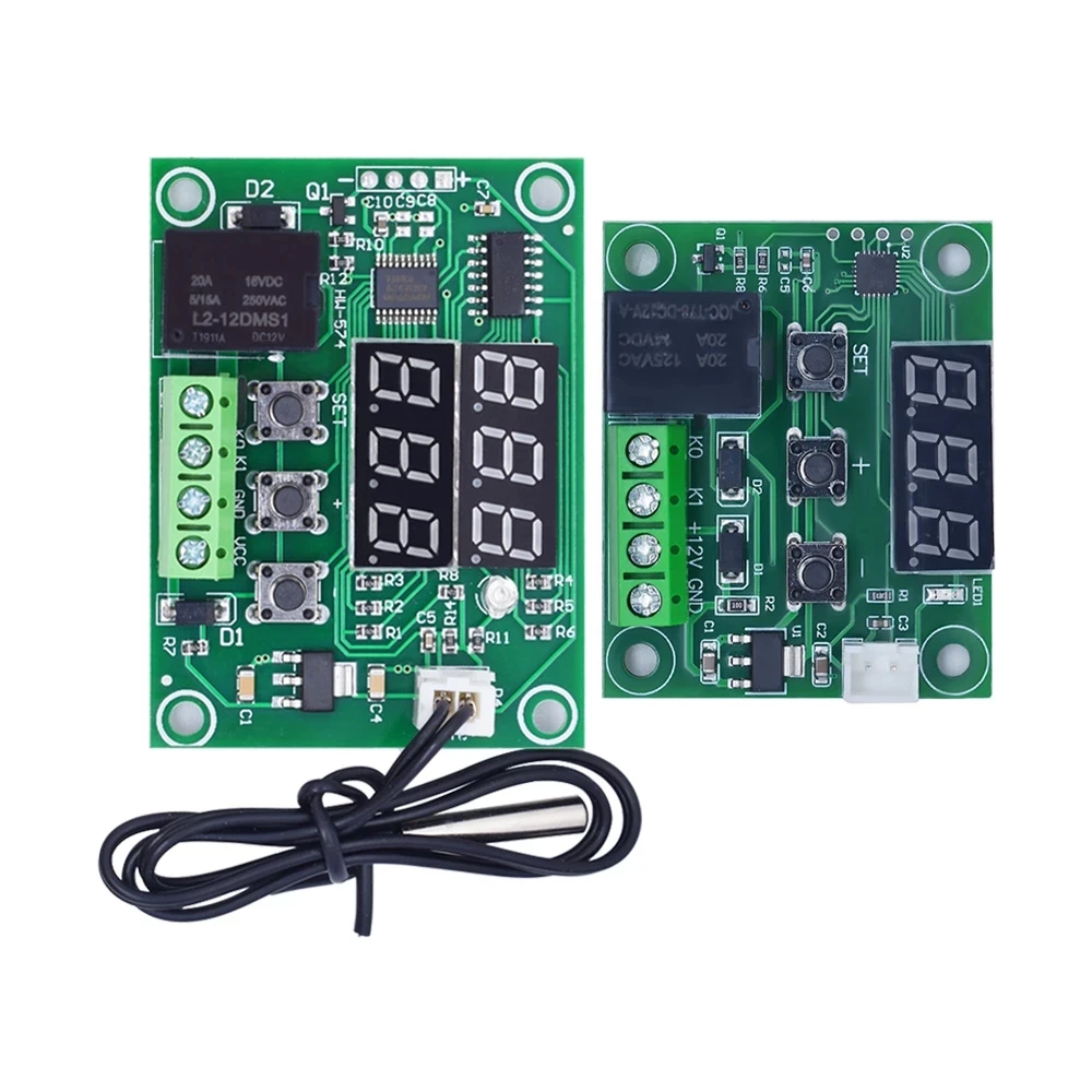 Digital Temperature Control Thermostat Switch Plate with LED Display